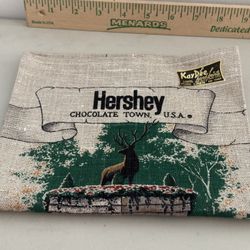 VINTAGE HERSHEY TOWN TEA TOWEL