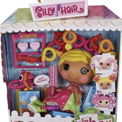 Lalaloopsy Silly Hair Doll- April Sunsplash & Pet Toucan, 13" Rainbow Hair Styling Doll with Multicolor Outfit & 11 Accessories, Reusable Salon Playse