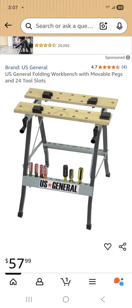 Workbench Foldable