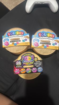 Squishy Dumpling Mystery Toy – Lot of 3