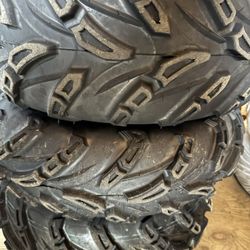Set Of 4 CST Atv Tires And Wheels 