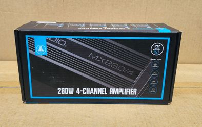Marine Compact Amplifier PowerSports 560 Watts Max 4 Channel System Amp MX280/4 🚨 Payment Options Available 🚨 No Credit Needed 🚨