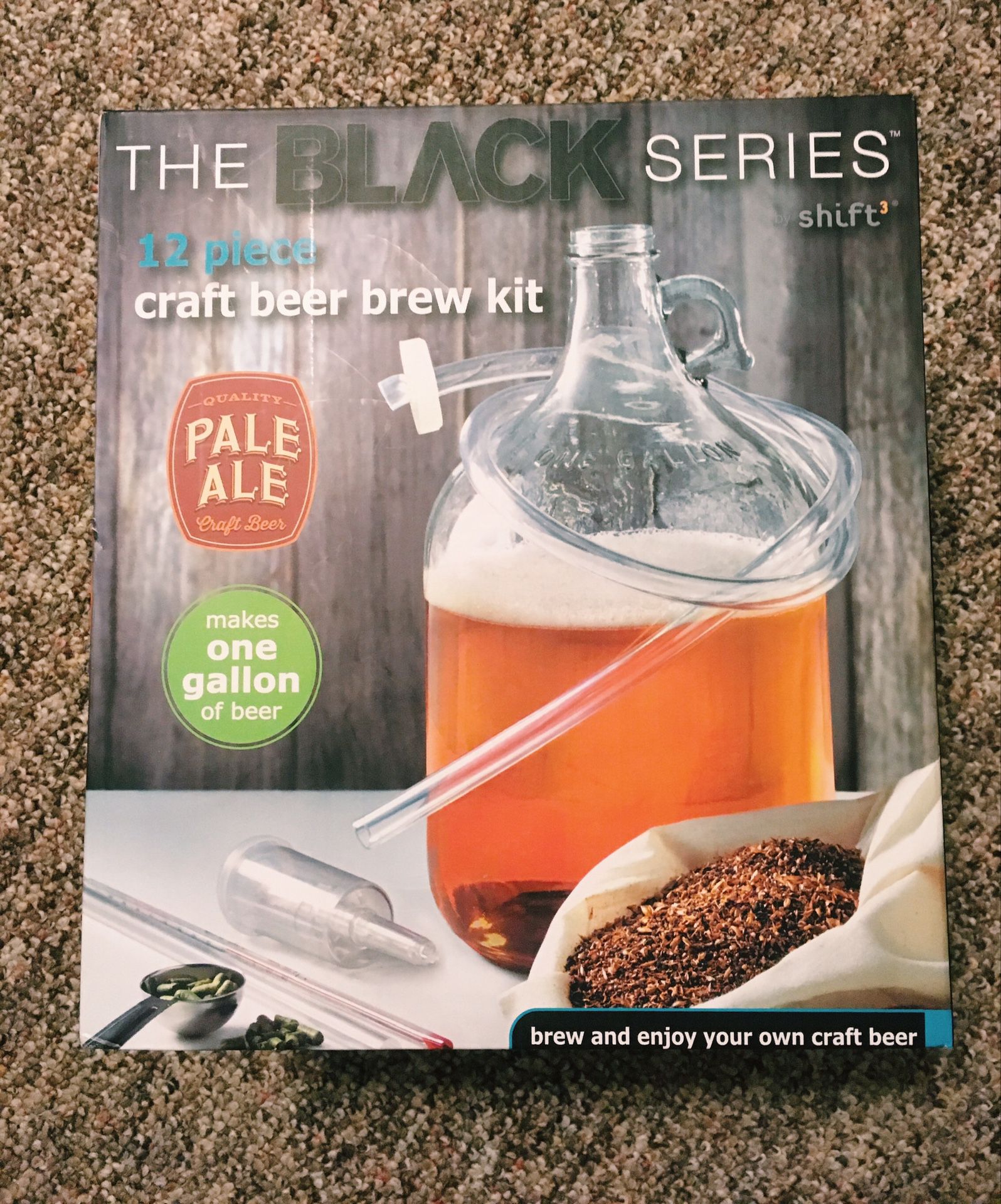 The Black Series By Shift3 12 piece Craft Beer Brew Kit