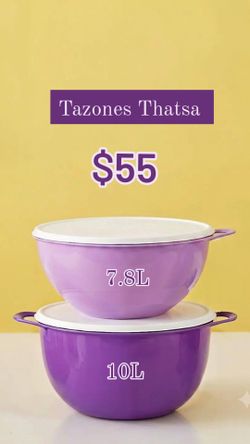 Tupperware Tazones