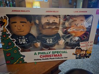 A Philly Special Christmas Holiday Huddle Plush Collector Set