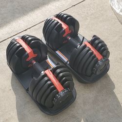 Bowflex Like Dumbbells 5-52.5 LBS 