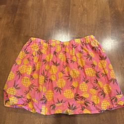 Women’s J.Crew, Cute Pineapple, Cotton Skirt Shipping Available