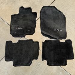 2011 Toyota RAV4 OEM Factory Floor Mats Black 4pc Set 2009–2012