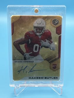 Hakeem Butler 2019 Panini Elements Gold Rookie Auto /50