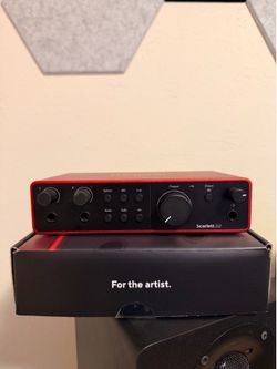 🔥Focusrite Scarlett 2i2  4th Gen audio interface🔥