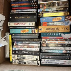 Massive TV series, blue ray, and dvd collection 3.00 each dvd or blue ray  10.00 for each series. 