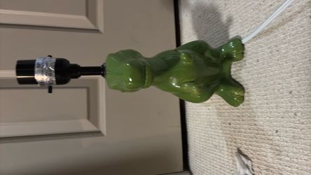 Working dinosaur lamp with lampshade