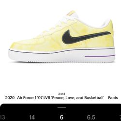 2020 Air Force 1 ‘07 LV8 Peace, Love and Basketball