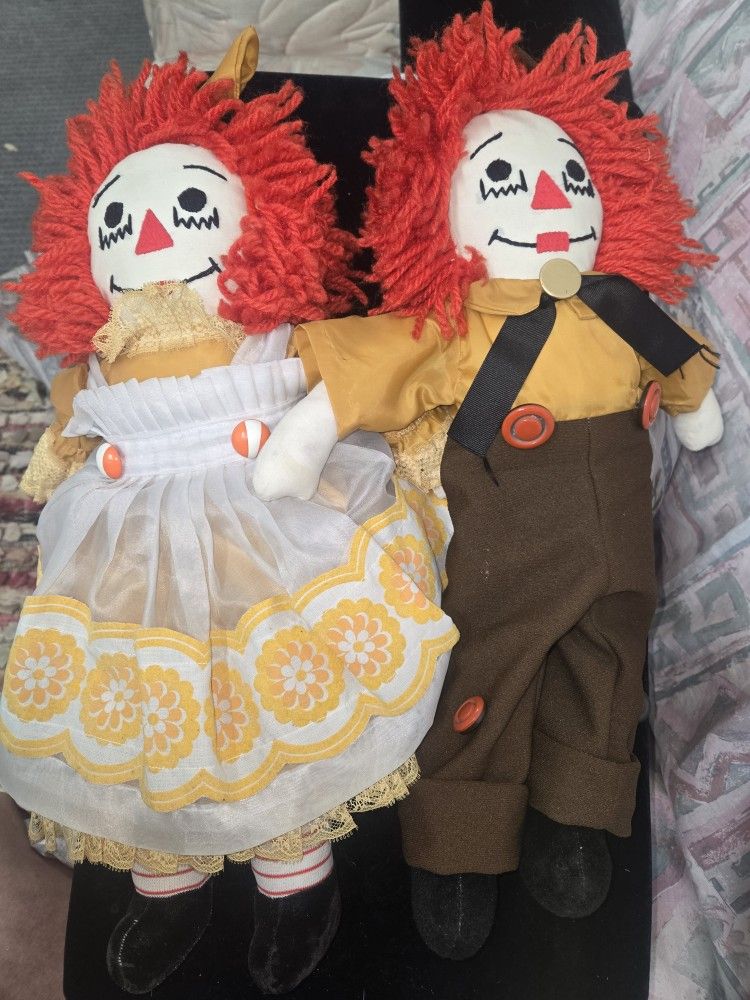 Raggedy Ann And Andy Dolls