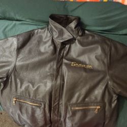 Leather Jacket Snap On Is The Brand