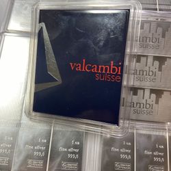 Valcambi CombiBar 3X1 oz Silver Multiple Available $425 Each/// Send Me Your Offer///