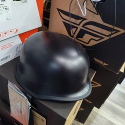 Motorcycle German style helmet DOT approved brand new size large