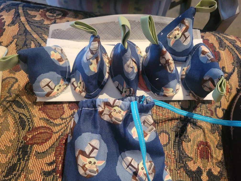 Mandaloreon And GROGU 6 Pee Pee Tee Pees For Infant Boys And Bag