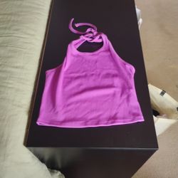 M Purple Halter Top