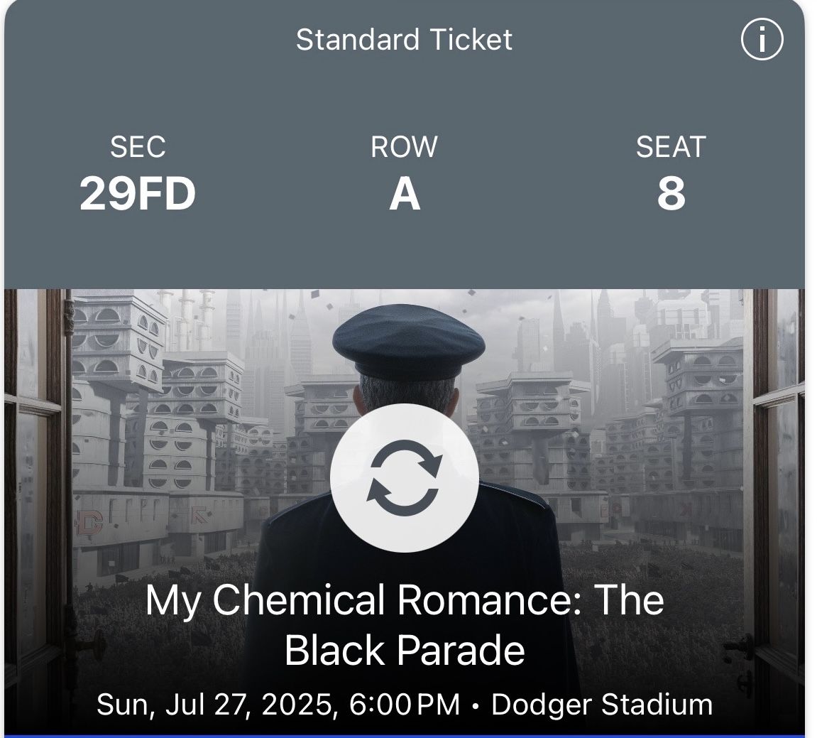 My Chemical Romance Concert Tickets