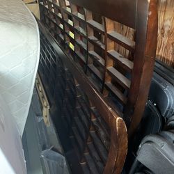King Size Bed, Box Springs & Mattress
