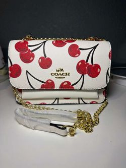 Coach Cherry Print Crossbody Bag