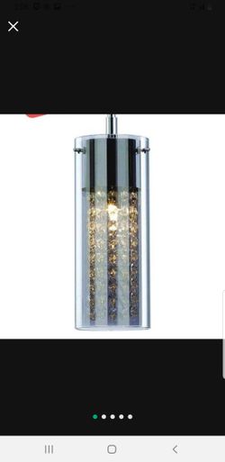 Sloan Pendant Lights Chrome/ Smoke