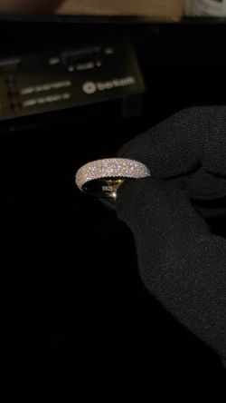 Vvs1 925 silver moissanite men’s ring *REAL INQUIRIES ONLY*