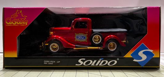 SOLIDO Réf.  8303 RED FORD 1936 CUSTOM PICK - UP TRUCK France Diecast