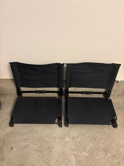 Folding Stadium Bleacher Seats – Set of 2