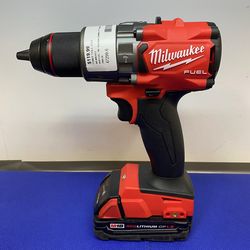 MILWAUKEE 2904-20 M18 FUEL 18V  Brushless Cordless 1/2" Hammer Drill / Driver + 1.5AH BATTERY