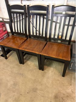 Hardwood Dining Chairs (6)