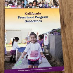 California Preschool Program Guidelines