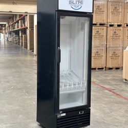 NSF 25 inches glass door refrigerator ESM-14R
