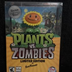 Plants vs Zombies Limited Sunflower Edition PC Game + Toy Figure