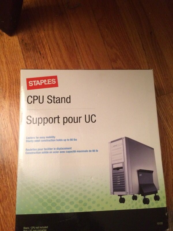 Staples CPU Stand