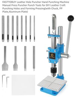 FASTTOBUY Leather Hole Puncher Hand Punching Machine