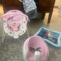 Sit Up Seat, Bouncer, Play Matt, Diaper Holder
