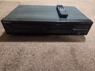 Sony cdp 297 single disc player with remote
