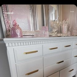 Solid White Dresser