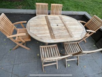 7 Piece Grade A Outdoor Dining Set by David Smith