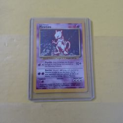 Mewtwo Base Set Pokemon Cards 1995 Holographic 