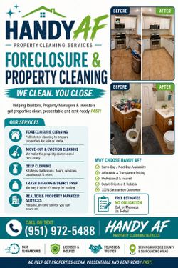 FORECLOSURE & PROPERT CLEANING