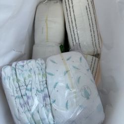 Diapers Sz 2 & 4