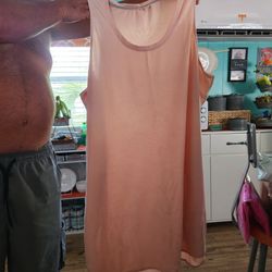 2 Pink Sleeveless Dress Or Gown 4X