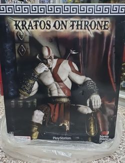 Kratos On Throne - God Of War Statue 