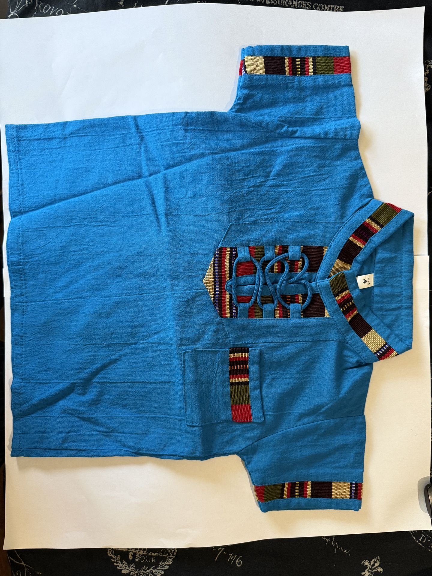Guatemala Traditional Shirt - Child - Size 4