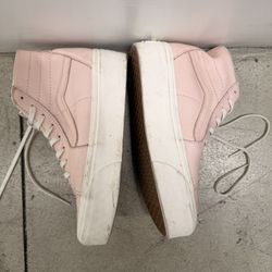Vans Soft Leather Pink Shoes 