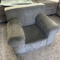 Kids Couch Grey - Washable Cover