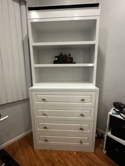 Dresser With Built In Bookshelf